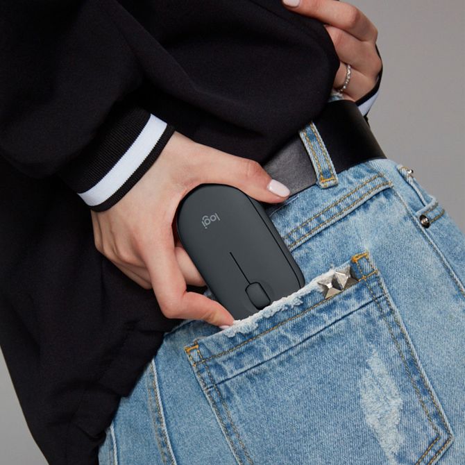 Miška Logitech M350 Pebble Wireless črna 4