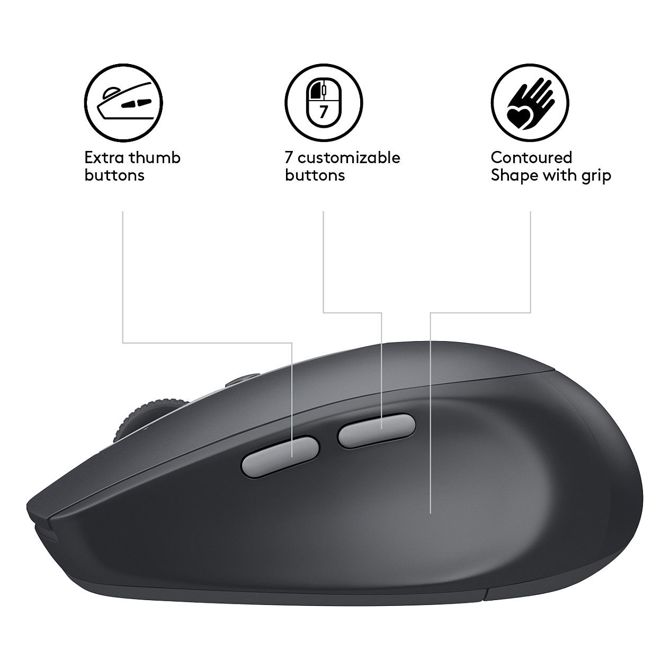 Miška Logitech M590, črna 5
