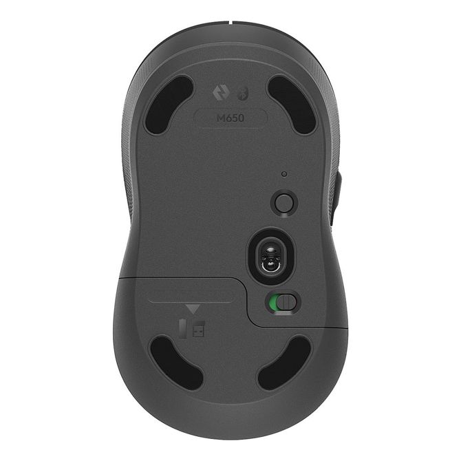 Miška Logitech M650, brezžična, Bluetooth + USB-sprejemnik Logi Bolt, grafitna barva 4
