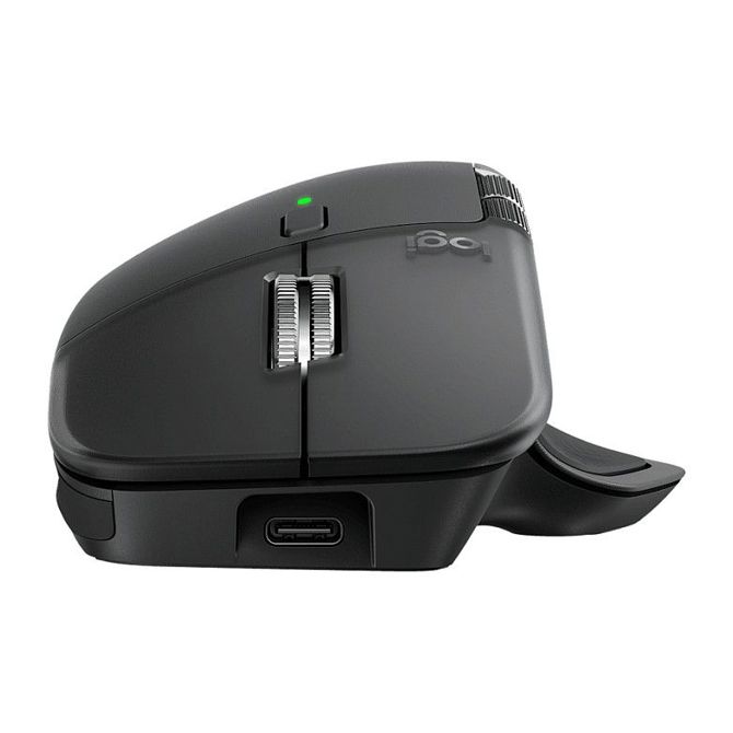 Logitech MX Master 4 - Miška - Bluetooth, 2,4 GHz - Grafitna 3