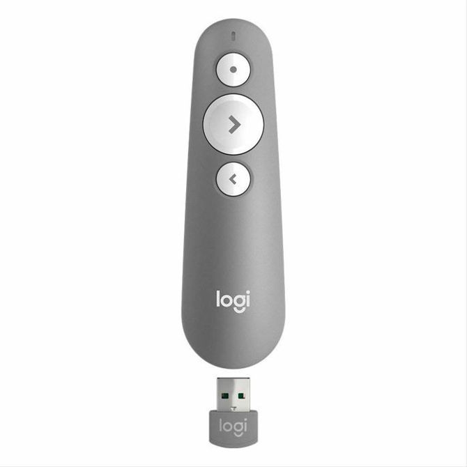 Presenter Logitech R500s Wireless, rdeč laser, USB 3