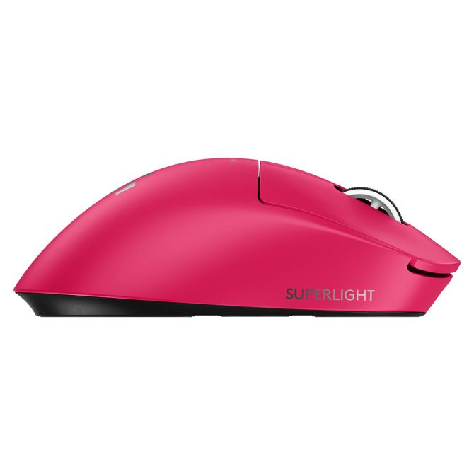 Miška Logitech PRO X SUPERLIGHT 2 DEX optična, brezžična, 44000 DPI, 60 g, polnilna, magenta 5
