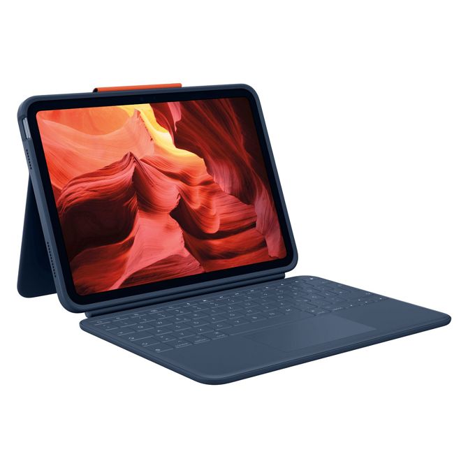 Logitech Rugged Combo 4 Touch za iPad 10. generacije, klasično modra (DE) 5