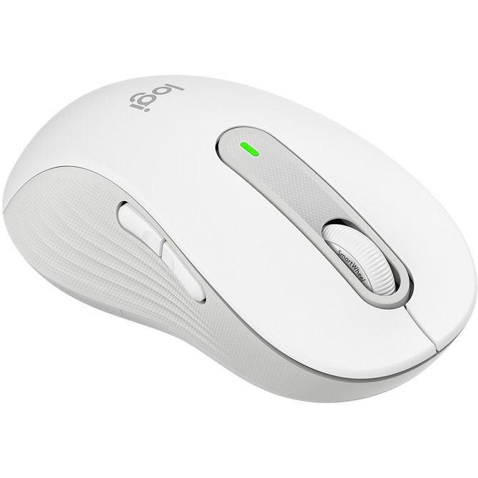 Miška Logitech Signature M650 L LEVA miška velika velikost, levičarska optična 5 gumbov, brezžična Bluetooth 2,4 GHz OFF-WHITE 4