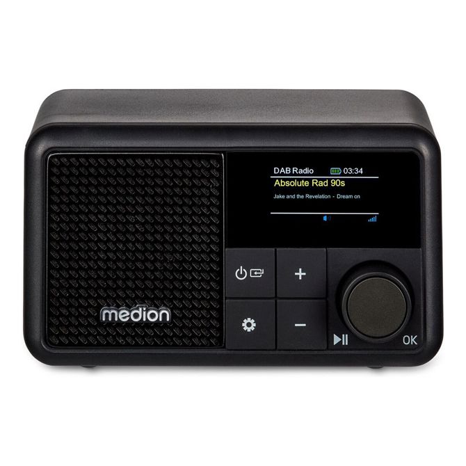 Prenosni DAB+ radio Medion LIFE® S66822, črne barve 2