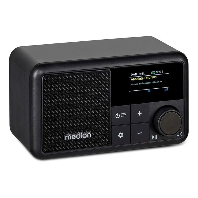 Prenosni DAB+ radio Medion LIFE® S66822, črne barve 3