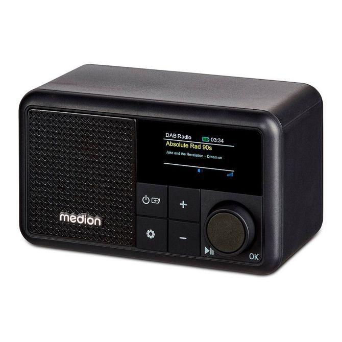Prenosni DAB+ radio Medion LIFE® S66822, črne barve 5