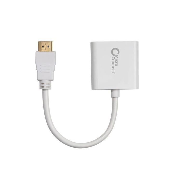 MicroConnect Kabel adapter HDMI - VGA M/F, Bel 2