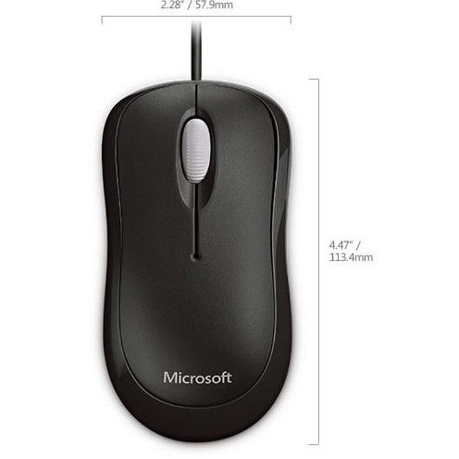 Microsoft Basic Optical Mouse for Business black 4