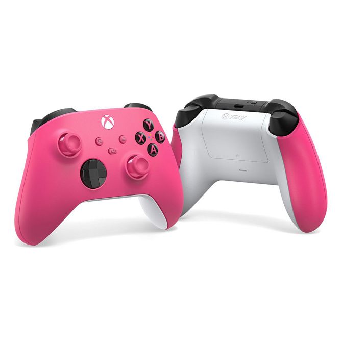 Brezžični igralni krmilnik Microsoft Xbox, Bluetooth, analogne palice, 3,5 mm priključek, roza 4