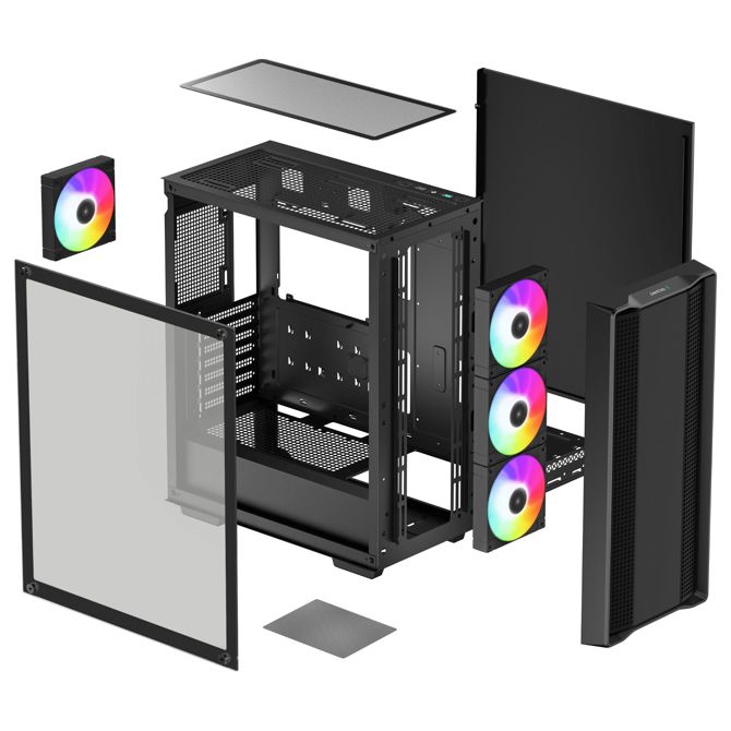 Ohišje DeepCool Midi CC560 ARGB V2 4
