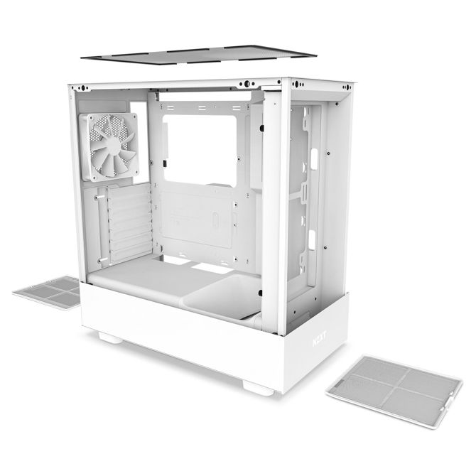Ohišje Midi NZXT H5 Flow bela 5