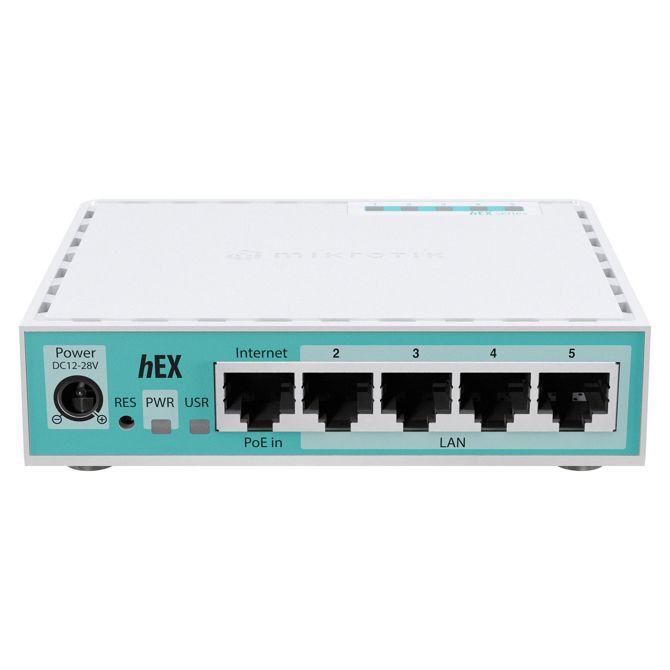 MikroTik usmerjevalnik E50UG. hEX. 5x gigabitov. USB-vhod. mikro SD 2