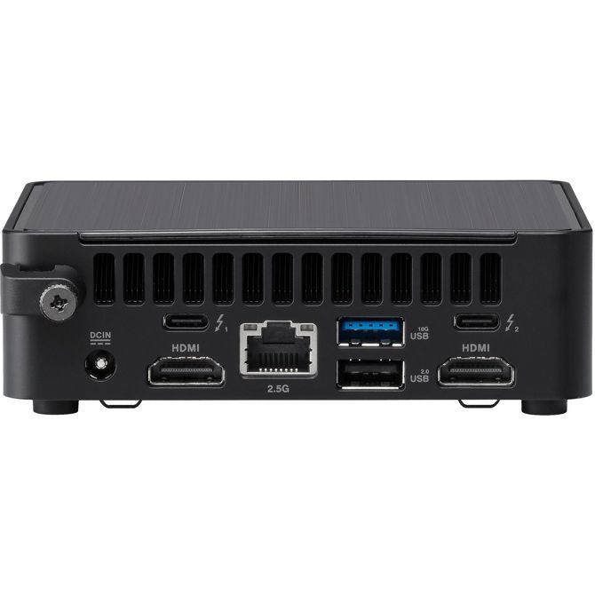 Mini računalnik Asus NUC 14 Pro Slim Kit, Intel Core Ultra 7 155H, Intel Arc grafika, podpora za 96 GB DDR5, Wi-Fi 6E, brez operacijskega sistema (črn) 6