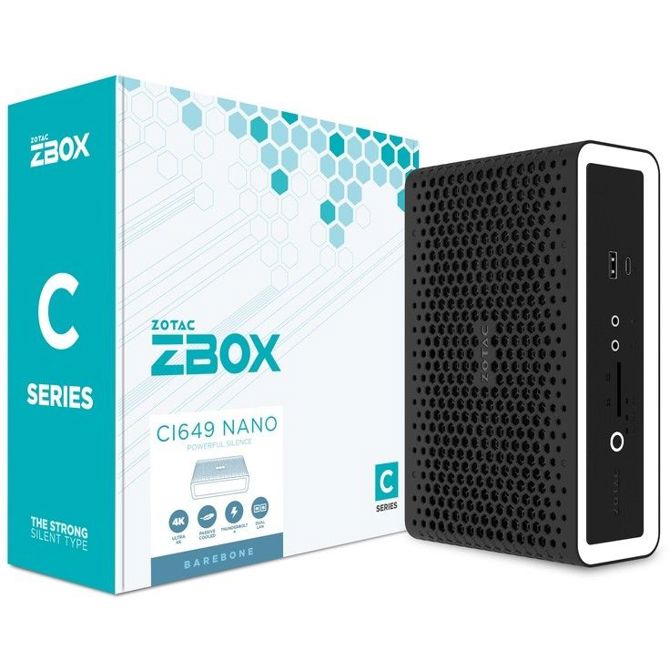 Mini računalnik Zotac ZBOX CI649 nano (črno/bel, brez operacijskega sistema) 6
