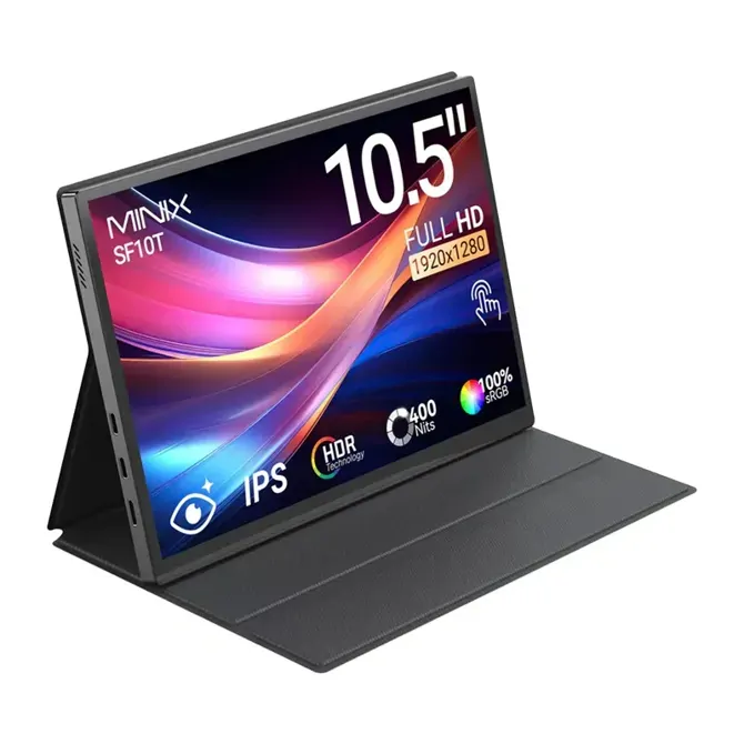 Monitor Minix SF10T 10,5, Full HD IPS, prenosni, zaslon na dotik, USB-C, stereo zvočniki 5