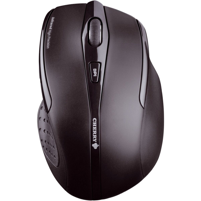 Miška Cherry MW 3000 brezžična, 2,4 GHz, infrardeči senzor, 1750 dpi, ergonomska desničarska, črna 3