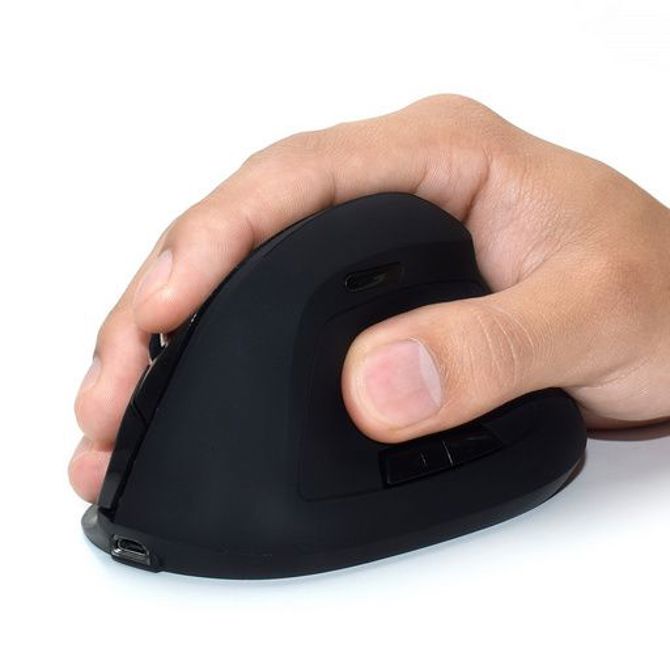 Miška Ewent Wireless Ergonomic Vertical - USB, črna, 1600 dpi 2