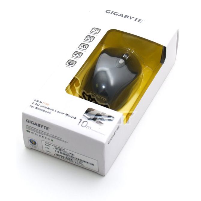 Miška GIGABYTE M7700 črna (GM-M7700) 2