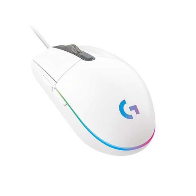 Miška Logitech G102 LIGHTSYNC, bela 2
