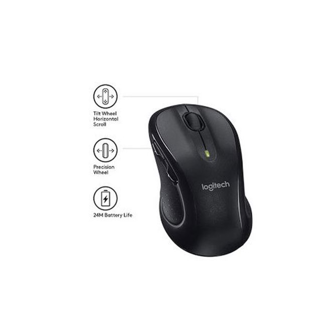 Miška Logitech M510 wireless, Unifying, siva evmoulor089 5