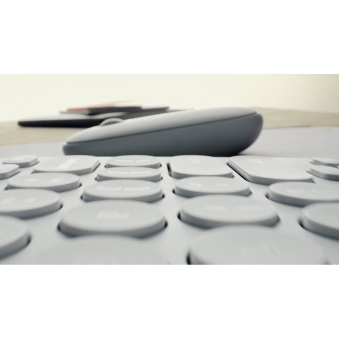 Miška Logitech Pebble Mouse 2 M350s (bela, Bluetooth, za Windows/macOS/iPadOS/Android/ChromeOS/Linux) 5