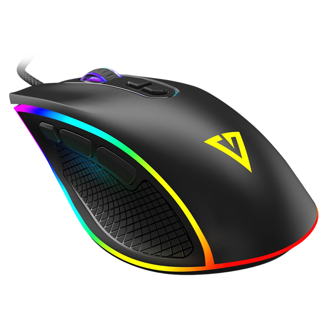 Modecom Volcano Veles RGB M-MC-VELES-100 črna igralna miška 2