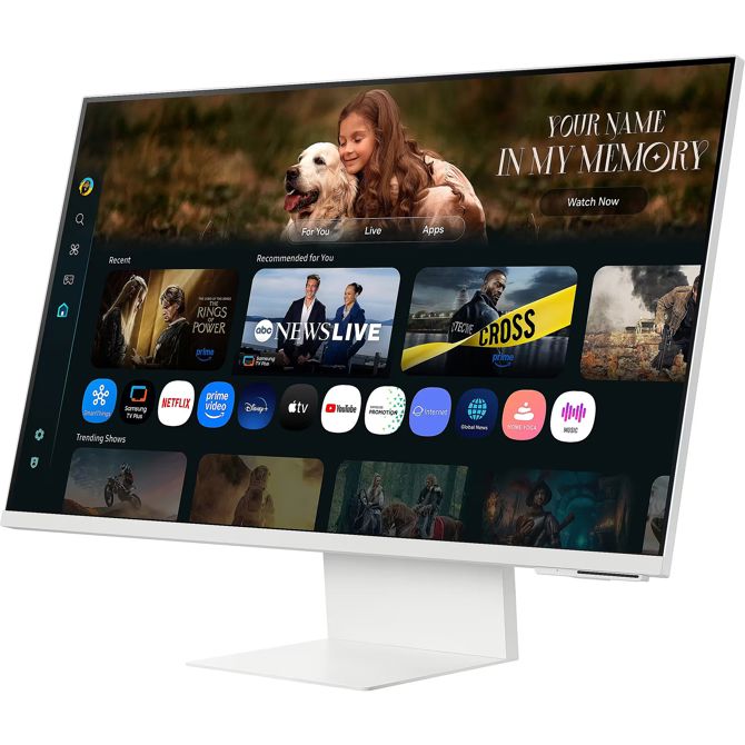 Monitor Samsung S32FM801UU (80 cm (32), bel, UltraHD/4K, VA, HDMI, USB-C, zvočniki) 4