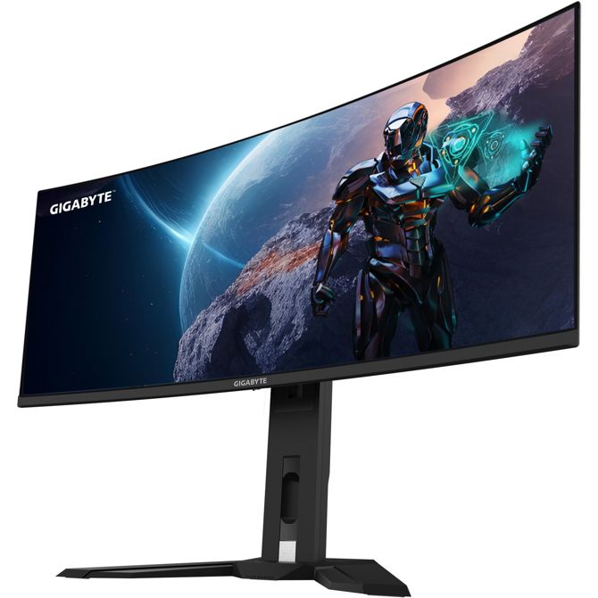 Monitor Gigabyte MO34WQC (86,8 cm (34), črn, WQHD, ukrivljen, QD-OLED, USB-C, 175Hz) 3