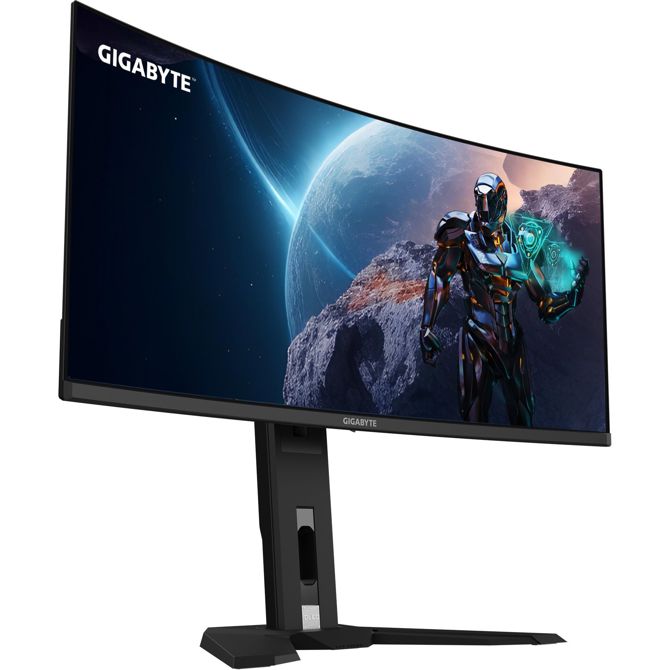 Monitor Gigabyte MO34WQC (86,8 cm (34), črn, WQHD, ukrivljen, QD-OLED, USB-C, 175Hz) 4