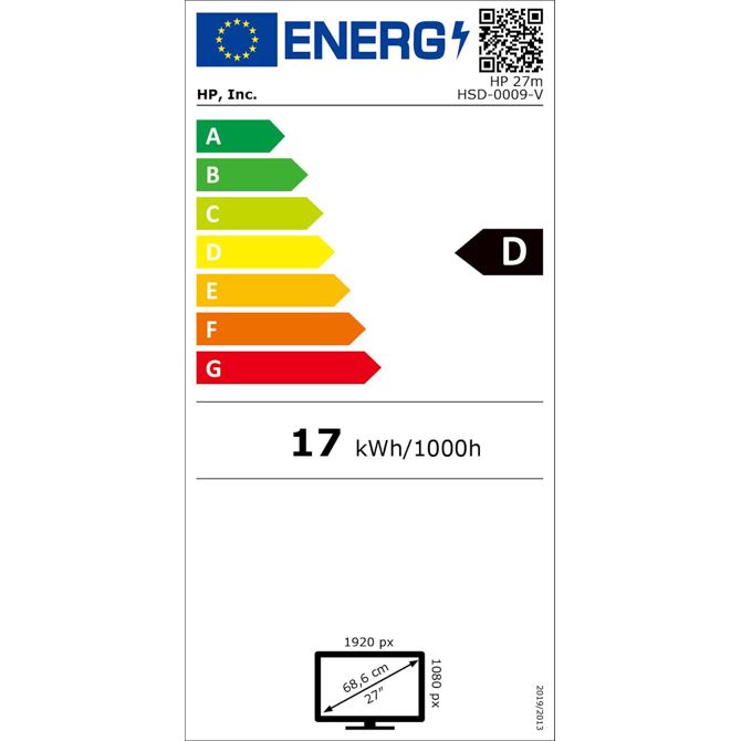 Monitor HP 27m 68,58 cm (27'') FHD IPS 16:9 3WL48AA#ABB 5