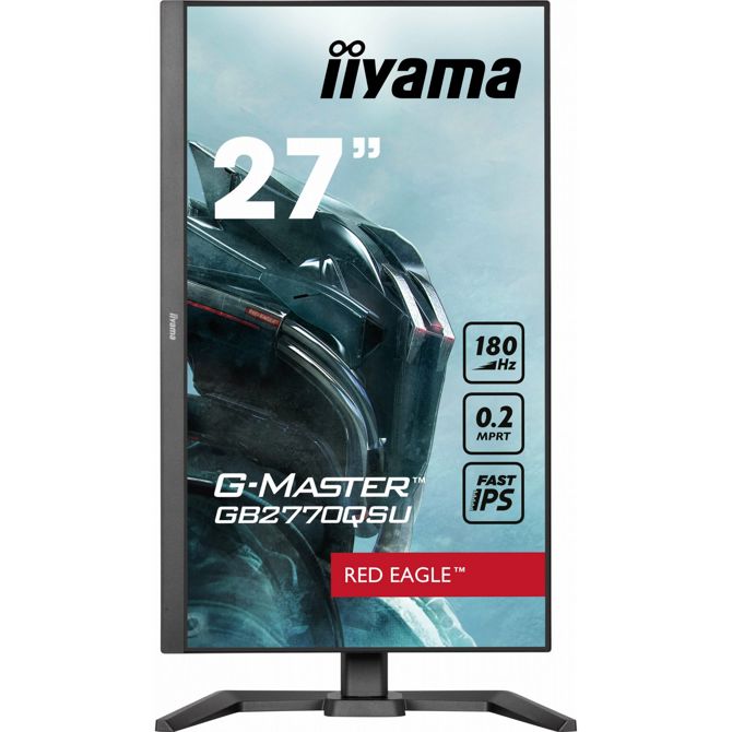 Monitor Iiyama GB2770QSU 68,6 cm (27), 2560x1440 (QHD+), IPS, 400 cd/m2, 16:9 0,2ms 180Hz HDMI DP USB zvočnik, črna 2