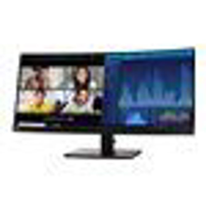 Monitor Lenovo ThinkVision P34w-20 86,36 cm (34,0), 3440x1440 (UWQHD), IPS, 21:9 300cd/m2 1000:1 6ms 2xHDMI 2.0 1x DP 1.2 1xDP OUT 1xUSB-C USB HUB RJ45 3