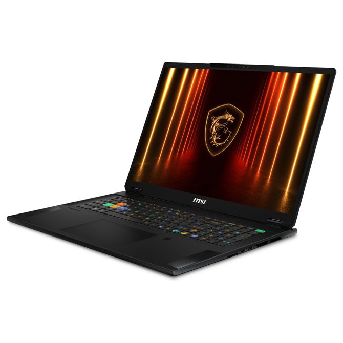 Prenosnik MSI Stealth 18 HX AI A2XWIG-042 črna, Intel Core Ultra 9 275HX, NVIDIA GeForce RTX 5080 64 GB DDR5, 2 TB SSD/DE/Windows 11 Pro 64-bit 2