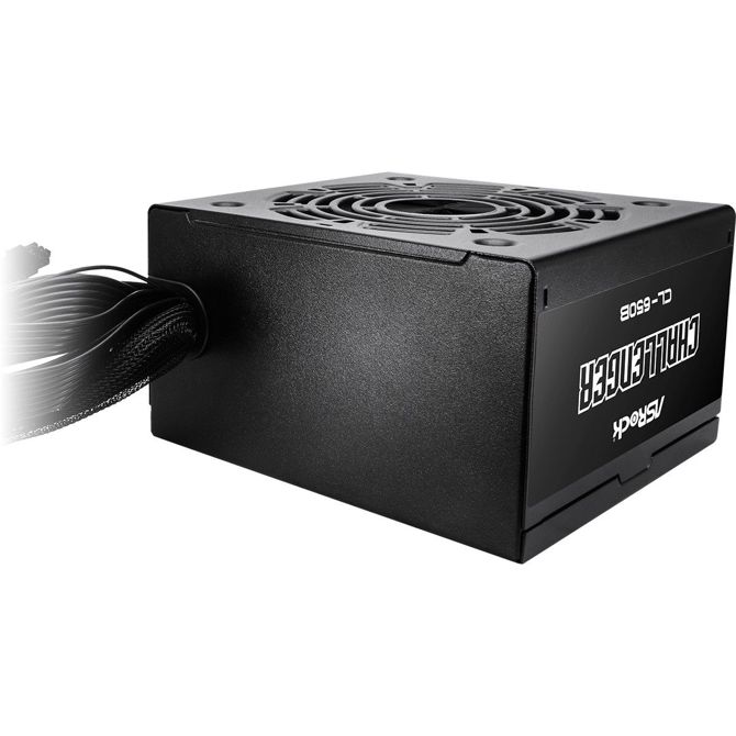 Napajalnik Asrock Challenger CL-650B 650 W ATX, 80 PLUS Bronze, 2x PCIe, aktivni PFC, 120 mm ventilator 4