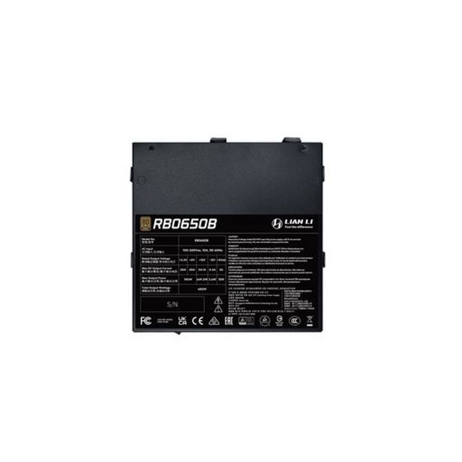 Napajalnik ATX Lian Li RB 650W, 80PLUS Bronze, PCIe 5.1, ATX 3.1, S.Mod., črn, RB0650 4