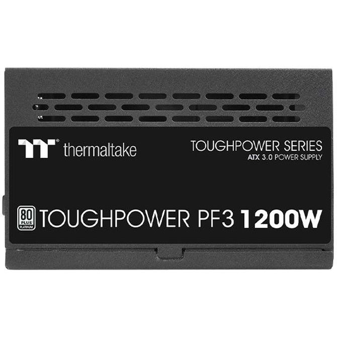 Napajalnik za PC Thermaltake Toughpower PF3 1200W (črna, 1x 12-pinski visokozmogljiv grafični procesor, 6x PCIe, upravljanje kablov, 1200 W) 3