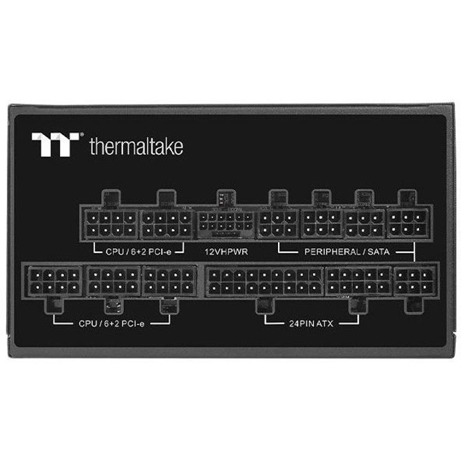 Napajalnik za PC Thermaltake Toughpower PF3 1200W (črna, 1x 12-pinski visokozmogljiv grafični procesor, 6x PCIe, upravljanje kablov, 1200 W) 4