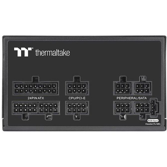 Napajalnik za računalnik Thermaltake Toughpower GF1 ARGB 650W  (črn, 4x PCIe, upravljanje kablov, 650 W) 4