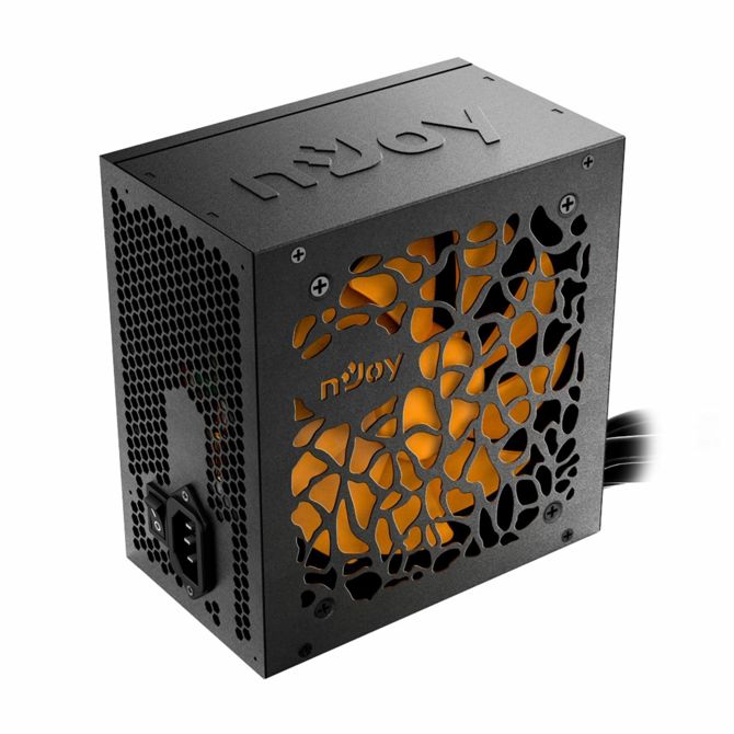 Napajalnik Njoy Titan+ 550W ATX, 80+ Bronze, aktivni PFC, DC to DC, 120 mm ventilator, 6x SATA 2