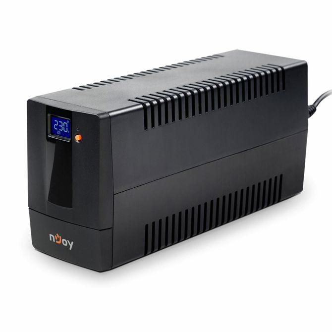 UPS brezprekinitveno napajanje nJoy Horus Plus 600, 600 VA, 360 W, line-interactive, 2x Schuko, LCD na dotik 2