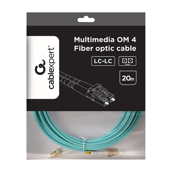 Optični kabel LC - LC Multimode Duplex OM4 50/125 20m 4