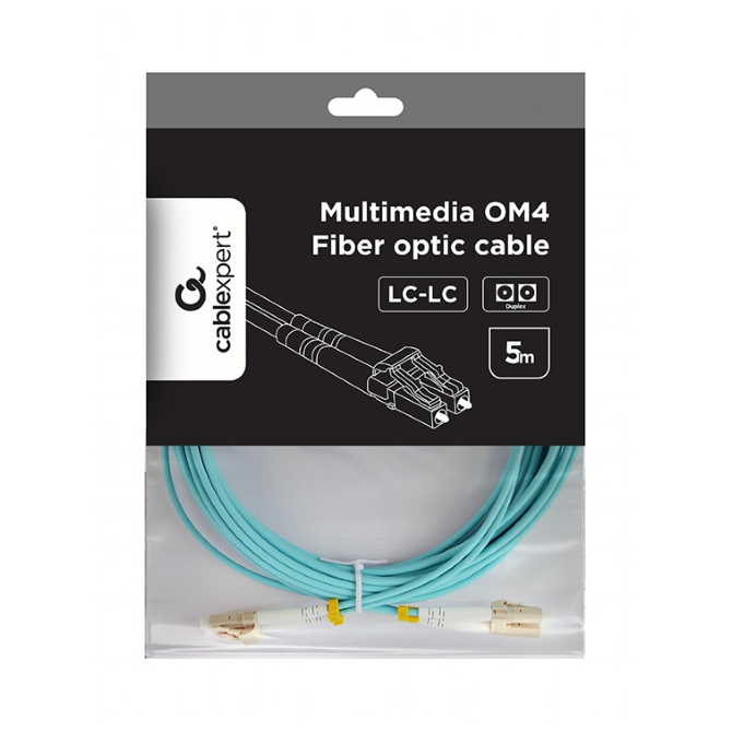 Optični kabel LC - LC Multimode Duplex OM4 50/125 5m 4