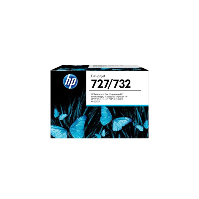 Originalna tiskalna glava HP 727, za črni in barvni tisk, standardne kapacitete, pakiranje 1 kosa. 2