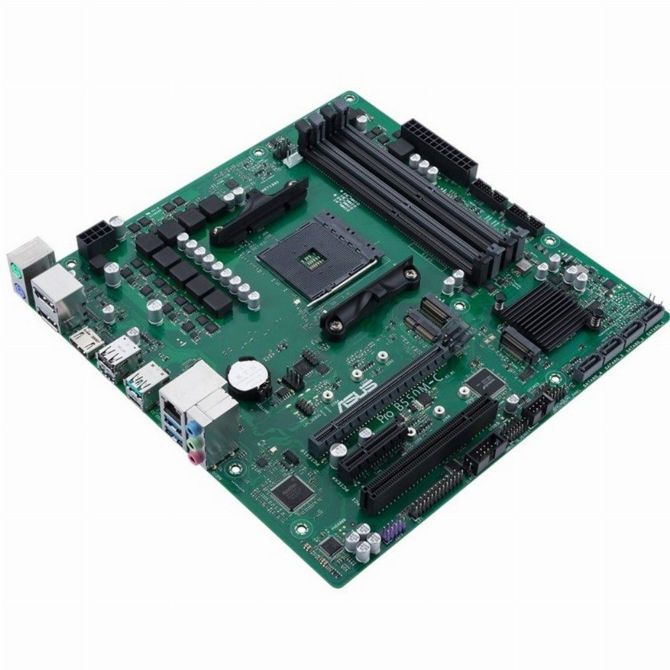 Osnovna plošča Asus PRO B550M-C/CSM Micro ATX, AM4, DDR4, 2x M.2, USB-C 4