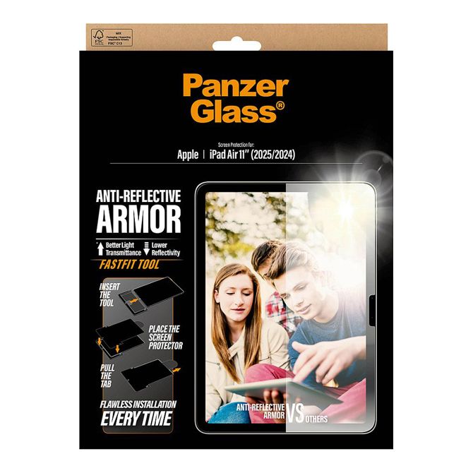 PanzerGlass antirefleksna zaščita za zaslon iPad Air 11 3