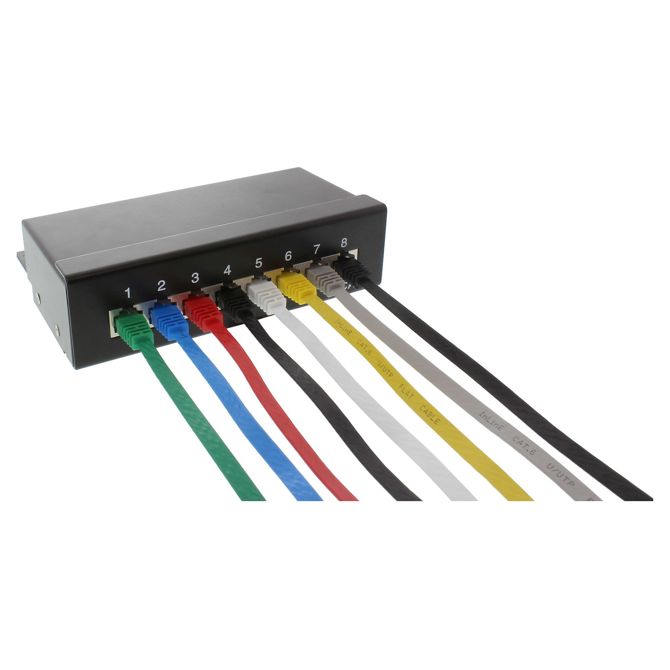 Ploščati patch kabel U/UTP Cat6 bel 2m 3