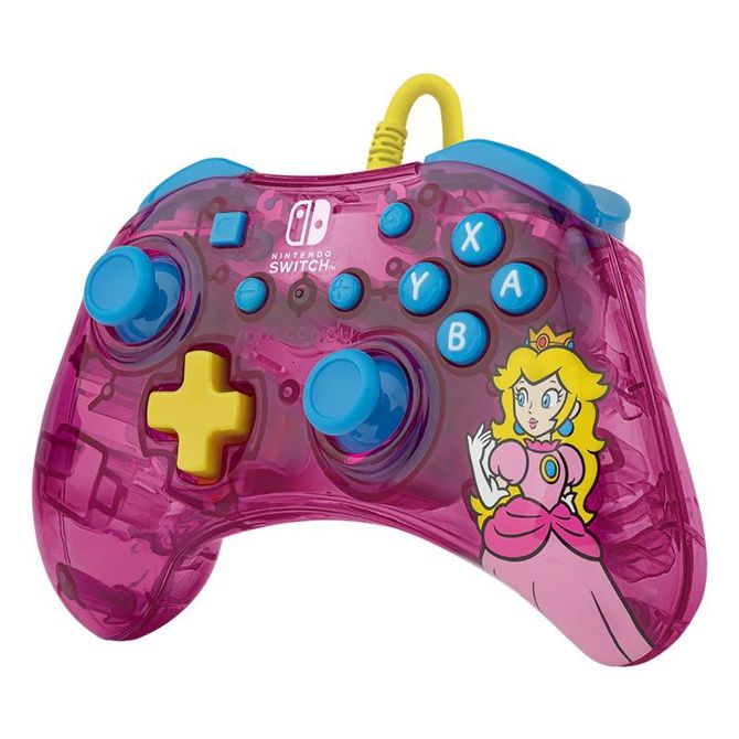 PDP NINTENDO SWITCH WIRED CONTROLLER ROCK CANDY MINI - PEACH 6