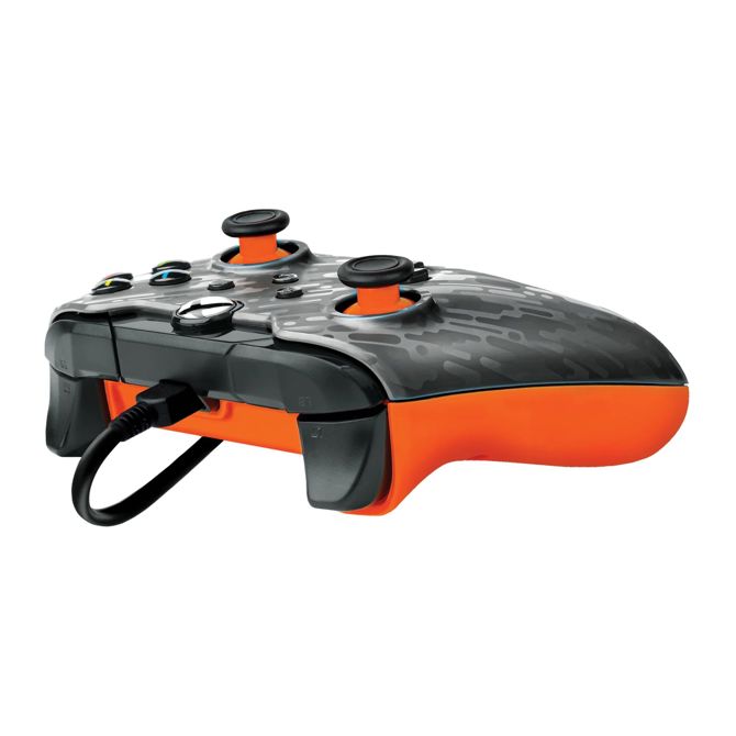PDP XBOX WIRED CONTROLLER CARBON - ATOMIC (ORANGE) 2