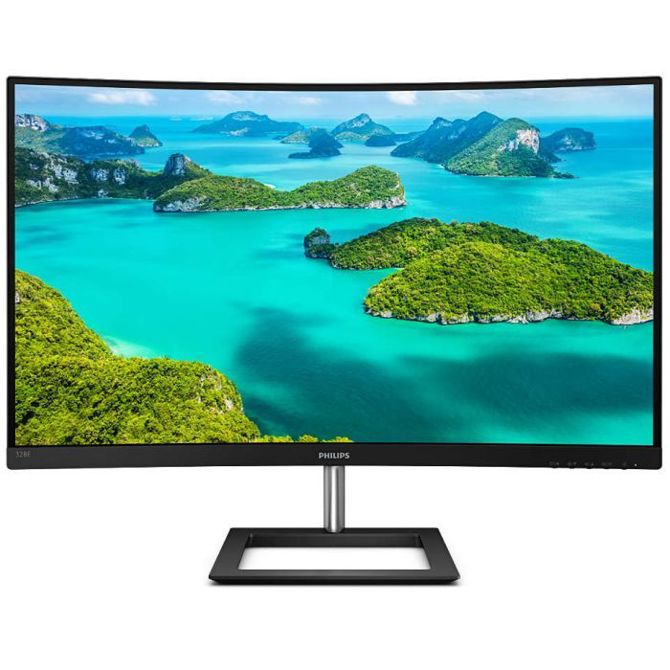 Monitor Philips 328E1CA/00, 80,1 cm (31,5), 3840x2160 4K UHD, VA, 250 cd/m2, 60 Hz, 4 ms, HDMI, DP, ukrivljen, črn (328E1CA/00) 3